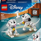 LEGO ǀ Disney 43271 Pongo e Peggy - La Carica dei Cento e Uno, Animali Giocattolo, Regalo per Bambine e Bambini da 6+ Anni