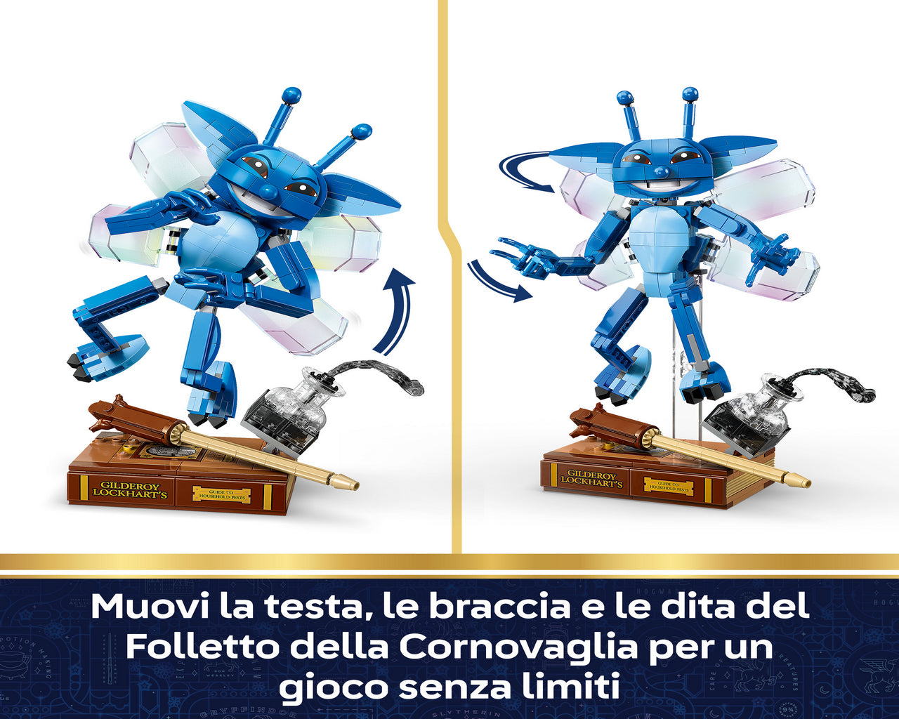 LEGO Harry Potter 76461 Folletto della Cornovaglia Giocattolo, Action Figure Decorativa, Regalo per Bambine e Bambini da 8+