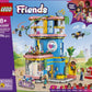 LEGO Friends 42689 Casa dell'Amicizia di Heartlake City, Giocattolo Miniatura da Costruire, 5 Mini Bamboline e 3 Animali, 8+