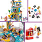 LEGO Friends 42689 Casa dell'Amicizia di Heartlake City, Giocattolo Miniatura da Costruire, 5 Mini Bamboline e 3 Animali, 8+