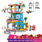 LEGO Friends 42689 Casa dell'Amicizia di Heartlake City, Giocattolo Miniatura da Costruire, 5 Mini Bamboline e 3 Animali, 8+