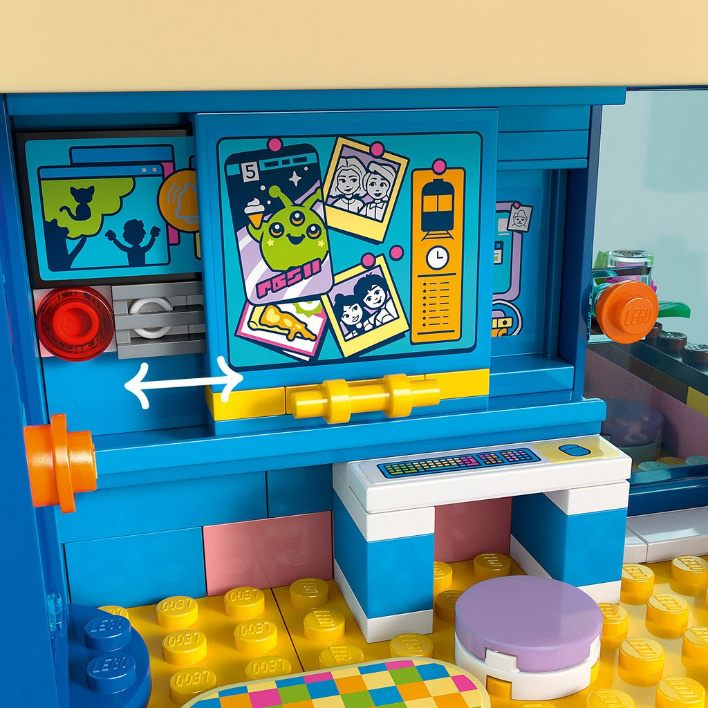 LEGO Friends 42689 Casa dell'Amicizia di Heartlake City, Giocattolo Miniatura da Costruire, 5 Mini Bamboline e 3 Animali, 8+
