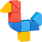 Geomag Magicube Shapes Animals – Costruzioni Magnetiche 9 Pezzi in Plastica Riciclata