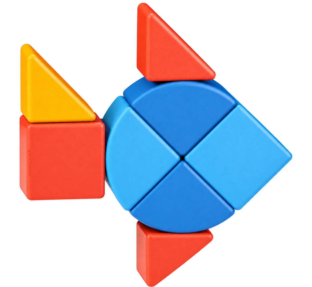 Geomag Magicube Shapes Animals – Costruzioni Magnetiche 9 Pezzi in Plastica Riciclata