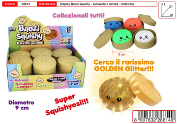TNT SQUISHY BAOZI 9CM DISP 12PZ