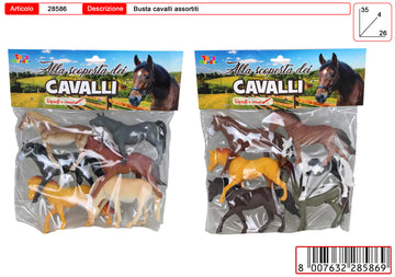 BUSTA CAVALLI CON 6 ANIMALI