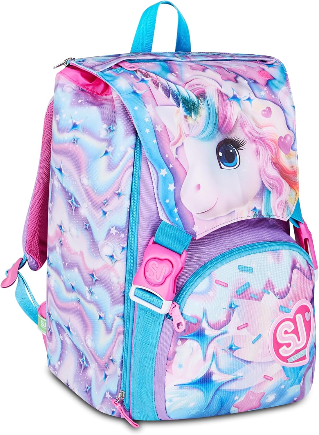 Zaino Seven SJ Gang Glow LED Unicorn Girl Estensibile 24L