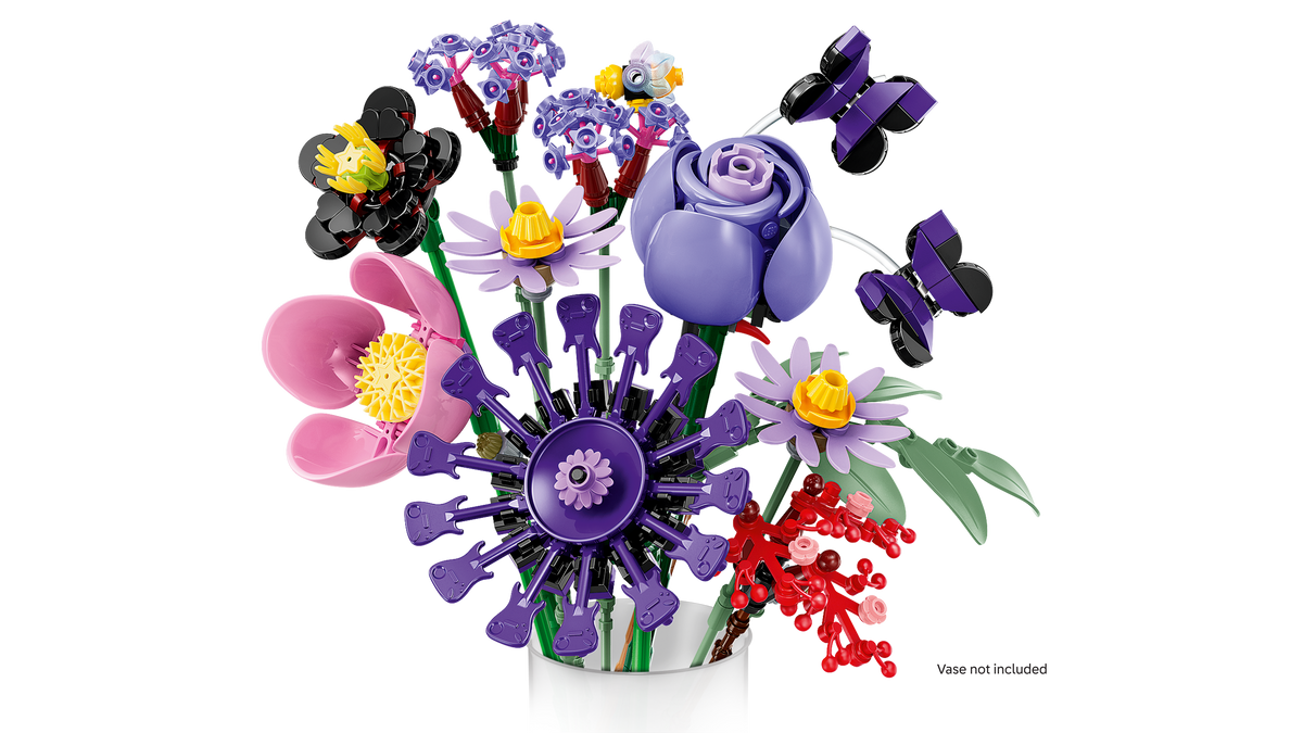 LEGO Botanicals & Editions 11507 Bouquet di Fiori di Olivia Rodrigo con 11 Fiori Artificiali, Idea Regalo per Bambine da 9+