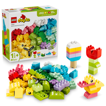 LEGO DUPLO 10479 Scatola Creativa Colorata, Giochi Didattici per lo Sviluppo della Motricità Fine, Regalo Bambini da 1+ Anni