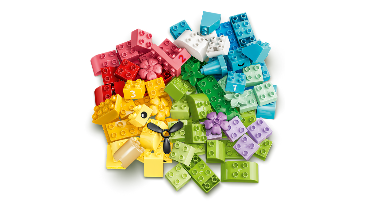 LEGO DUPLO 10479 Scatola Creativa Colorata, Giochi Didattici per lo Sviluppo della Motricità Fine, Regalo Bambini da 1+ Anni