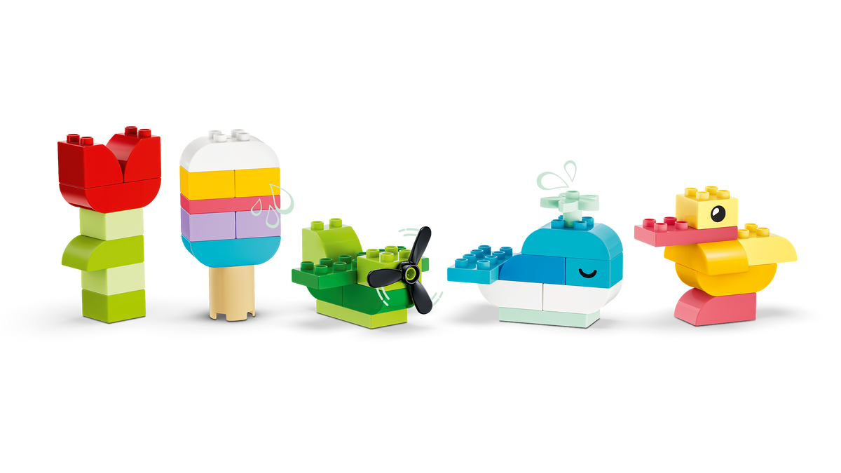 LEGO DUPLO 10479 Scatola Creativa Colorata, Giochi Didattici per lo Sviluppo della Motricità Fine, Regalo Bambini da 1+ Anni