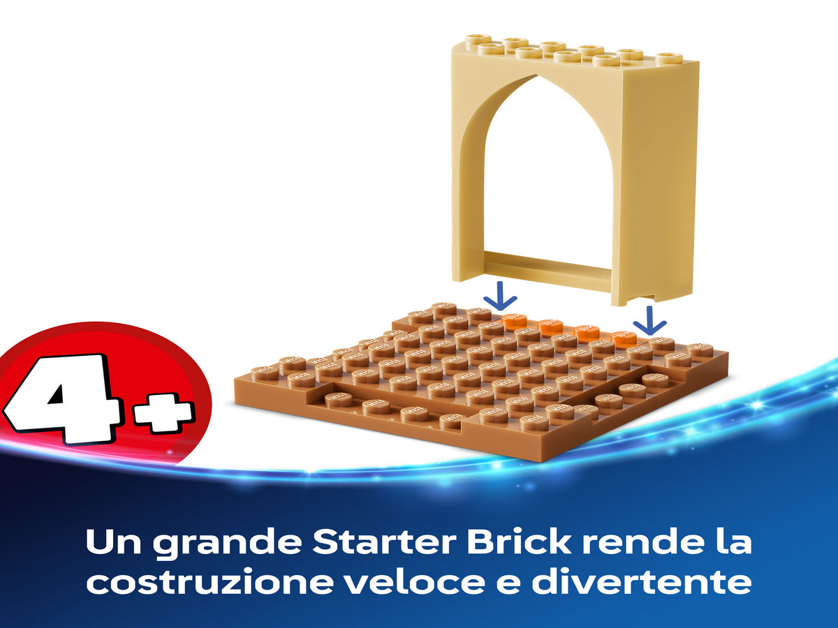 LEGO | Disney Vaiana 43282 Casa del Villaggio e Barca Giocattolo, Gioco Didattico con 2 Mini Bamboline e Pua, Regalo da 4+