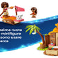 LEGO | Disney Vaiana 43282 Casa del Villaggio e Barca Giocattolo, Gioco Didattico con 2 Mini Bamboline e Pua, Regalo da 4+