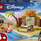 LEGO | Disney Vaiana 43282 Casa del Villaggio e Barca Giocattolo, Gioco Didattico con 2 Mini Bamboline e Pua, Regalo da 4+