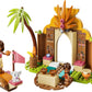 LEGO | Disney Vaiana 43282 Casa del Villaggio e Barca Giocattolo, Gioco Didattico con 2 Mini Bamboline e Pua, Regalo da 4+