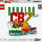 LEGO Editions 43012 Cristiano Ronaldo – Highlights Calcistici, Giocattolo 3D da Esposizione con Minifigure, Regalo 10+ Anni
