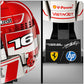 LEGO Editions 43014 Casco di Charles Leclerc Scuderia Ferrari HP con Minifigure F1 da Collezione, Regalo Ragazzi e Fan 14+