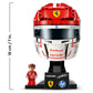 LEGO Editions 43014 Casco di Charles Leclerc Scuderia Ferrari HP con Minifigure F1 da Collezione, Regalo Ragazzi e Fan 14+