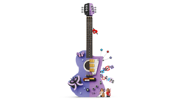 LEGO Editions 43031 La Chitarra Bicolore di Olivia Rodrigo, Kit Modellismo 3D con 2 Minifigure, Stelle e Farfalle, Regalo 14+