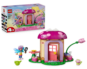 LEGO Gabby's Dollhouse 11212 La Casa in Giardino di Gattina Fatina, Giocattolo con 2 Personaggi e Accessori, Regalo da 4+