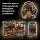 LEGO Icons 11379 Libreria: Book Nook, Reggilibri da Mensola Decorativo 3D per Adulti con 2 Minifigure, Idea Regalo Fai da Te