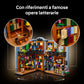 LEGO Icons 11379 Libreria: Book Nook, Reggilibri da Mensola Decorativo 3D per Adulti con 2 Minifigure, Idea Regalo Fai da Te