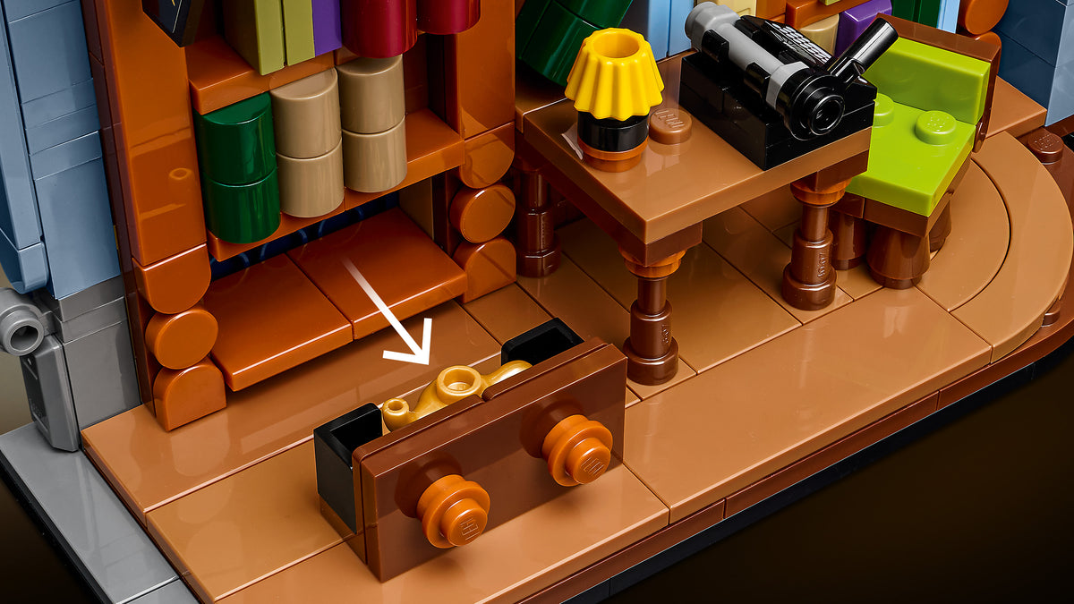LEGO Icons 11379 Libreria: Book Nook, Reggilibri da Mensola Decorativo 3D per Adulti con 2 Minifigure, Idea Regalo Fai da Te