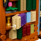 LEGO Icons 11379 Libreria: Book Nook, Reggilibri da Mensola Decorativo 3D per Adulti con 2 Minifigure, Idea Regalo Fai da Te