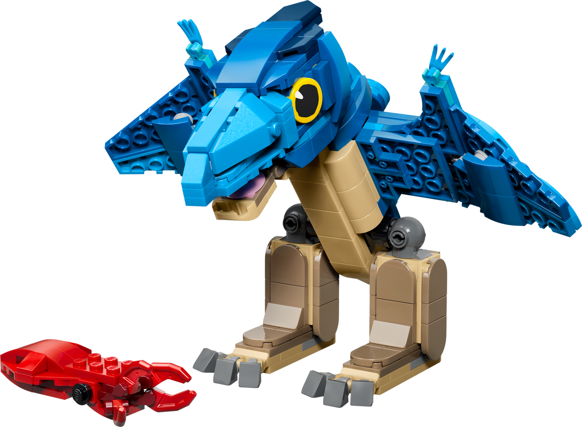 LEGO Jurassic World 77977 Dinosauro Bebè: Pteranodonte, Giocattolo Interattivo con Action Figure e Calamaro, Regalo da 7+