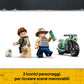 LEGO Jurassic World 77982 Fuga dal Dinosauro Spinosauro, Giocattolo Interattivo con Dino, Moto e 2 Minifigure, Regalo da 9+