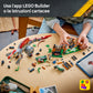 LEGO Jurassic World 77982 Fuga dal Dinosauro Spinosauro, Giocattolo Interattivo con Dino, Moto e 2 Minifigure, Regalo da 9+