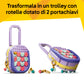 LEGO Creator 31391 3in1 Borsetta alla Moda Portaoggetti, Gioco Trasformabile in Trolley o Portaoggetti, Regalo Bambini 8+