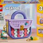 LEGO Creator 31391 3in1 Borsetta alla Moda Portaoggetti, Gioco Trasformabile in Trolley o Portaoggetti, Regalo Bambini 8+