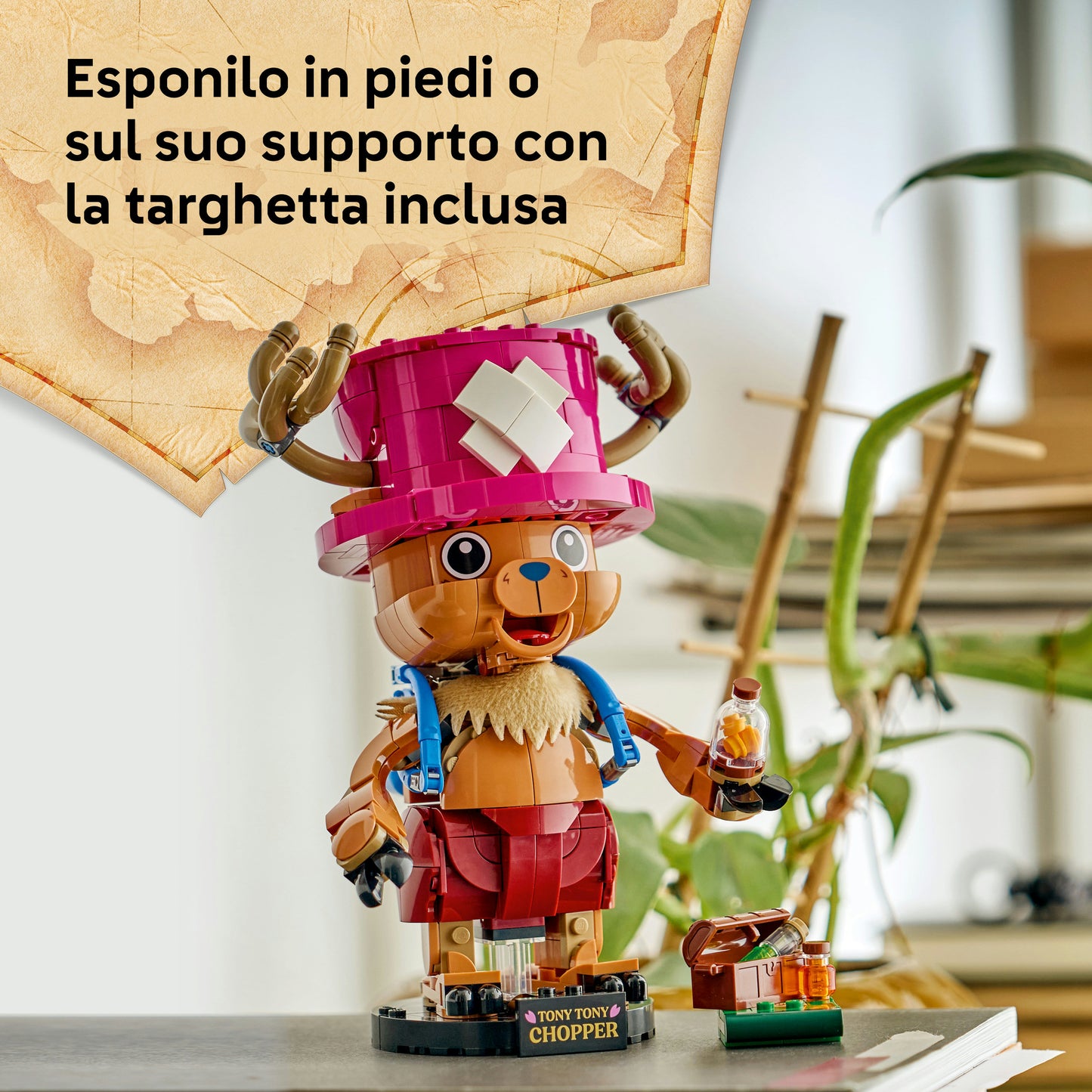 LEGO ONE PIECE 75643 TonyTony Chopper, Action Figure Giocattolo da Collezione, Regalo per Bambini e Bambine da 9 Anni in su