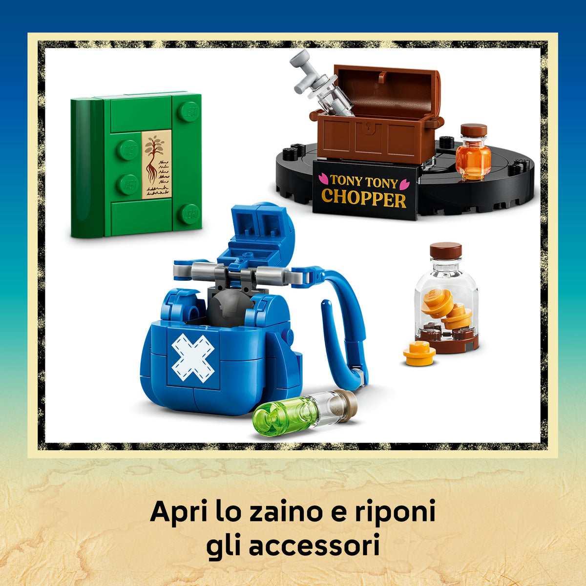 LEGO ONE PIECE 75643 TonyTony Chopper, Action Figure Giocattolo da Collezione, Regalo per Bambini e Bambine da 9 Anni in su