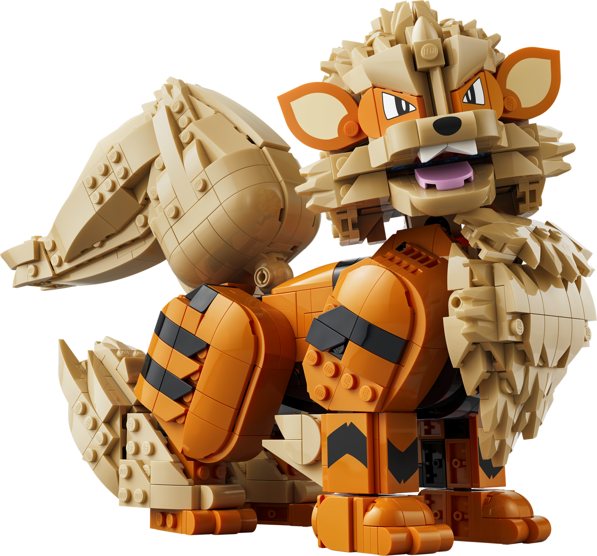 LEGO Pokémon 72160 Arcanine, Action Figure da Costruire per Adulti con Parti Snodabili, Idea Regalo per Gamer da Collezione