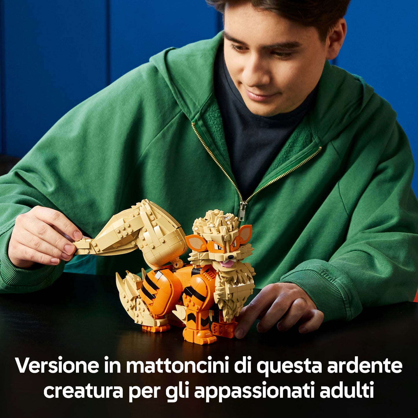 LEGO Pokémon 72160 Arcanine, Action Figure da Costruire per Adulti con Parti Snodabili, Idea Regalo per Gamer da Collezione