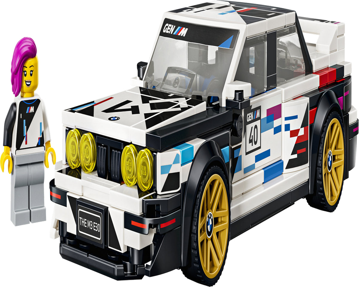LEGO Speed Champions 77263 BMW M3 (E30), Macchina Giocattolo con Minifigure da Collezione, Regalo per Bambini e Fan da 9 Anni