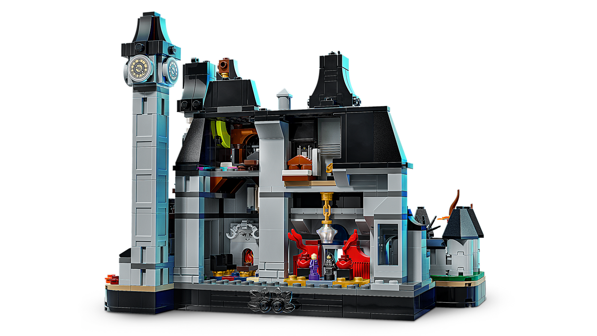 LEGO Wednesday 76788 Nevermore Academy, Modellino di Scuola Giocattolo con 3 Personaggi e Accessori, Regalo per Bambini 10+