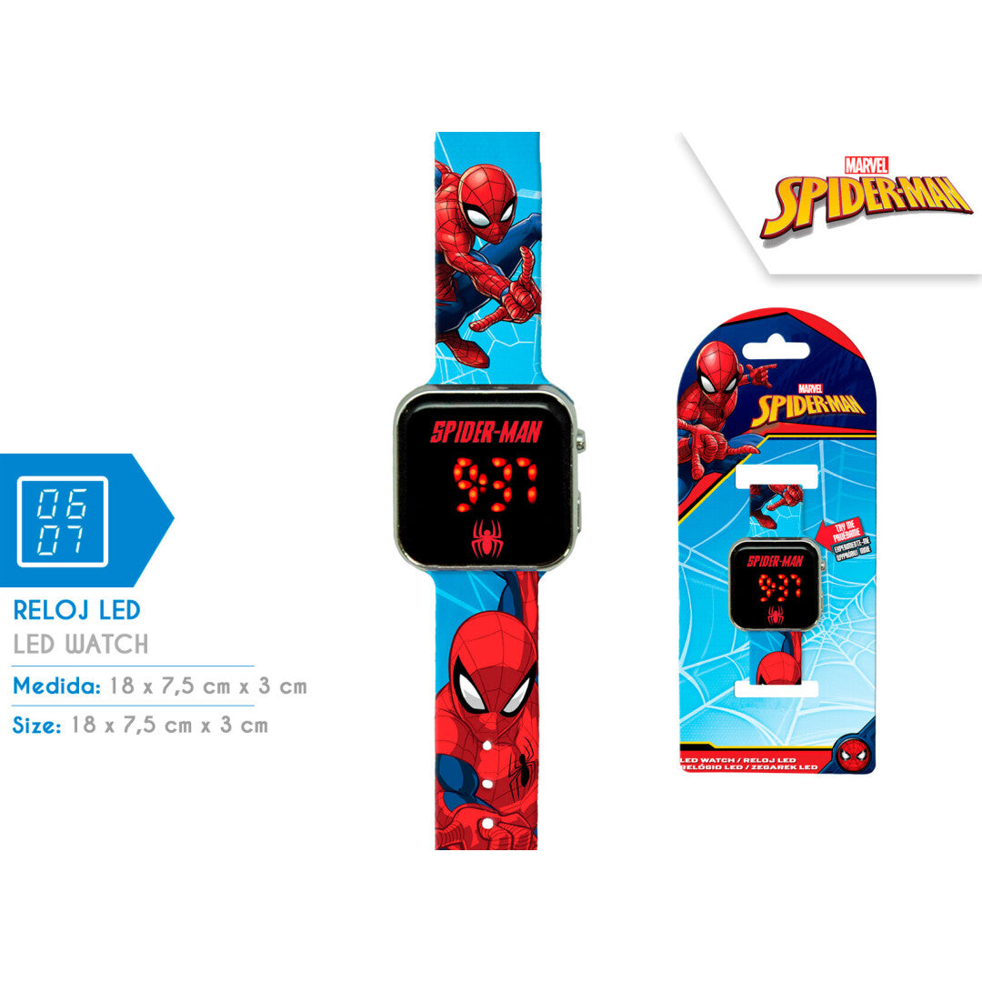OROLOGIO LED SPIDERMAN KIDS
