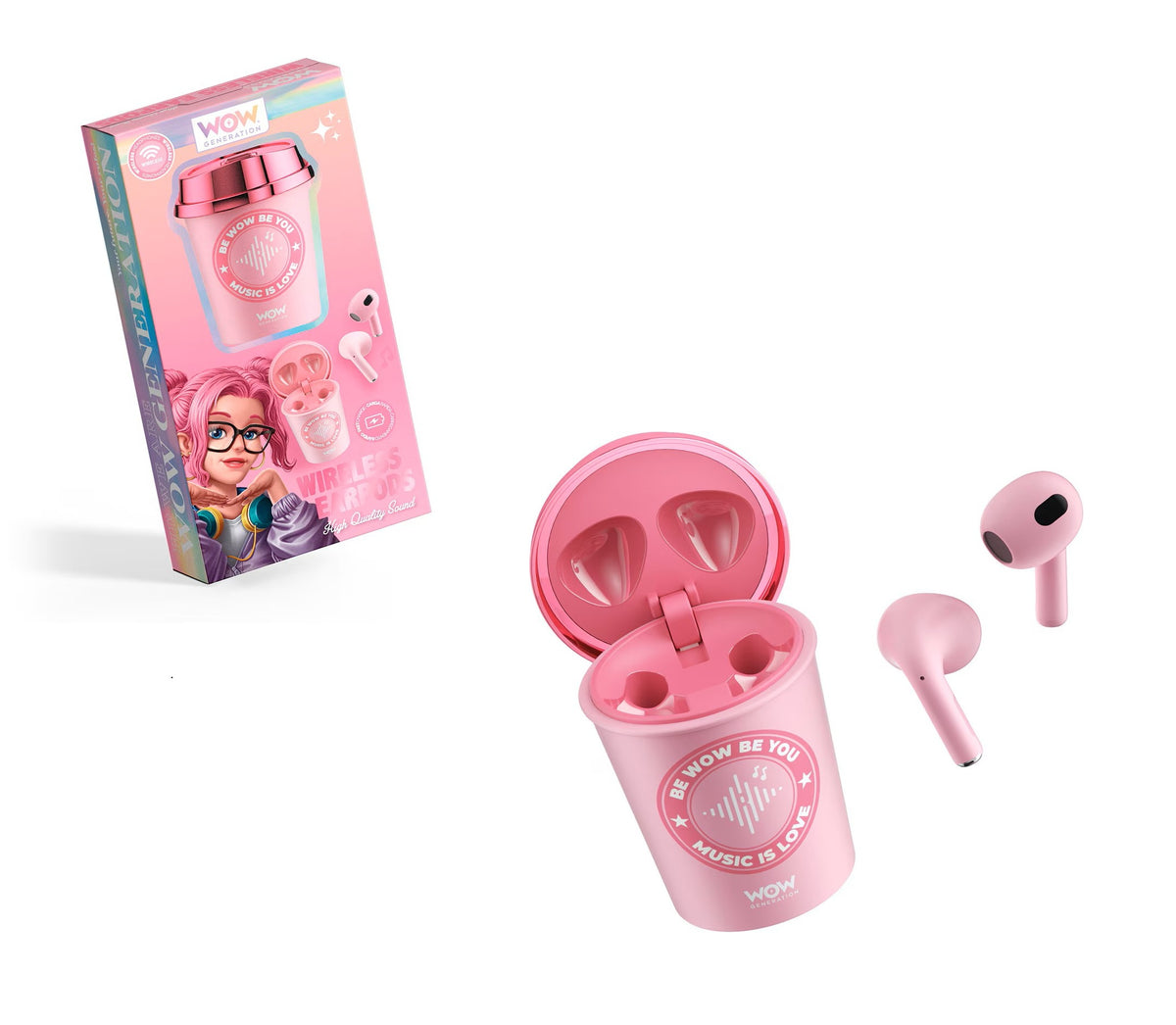 AURICOLARI WIRELESS BLUETOOTH WOW