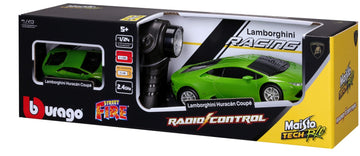 Maisto Tech Lamborghini Huracán Coupé – Auto Radiocomandata 1:24 con Modellino Diecast 1:43