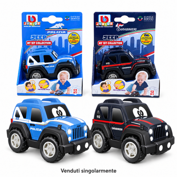 Bburago Junior Jeep My 1st Collection – Auto Polizia o Carabinieri a Ruote Libere