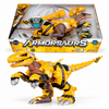 ARMORSAURS 552284 – Blaze Raptor Giallo Armor-Up con Armatura Rimovibile e Azione Morso