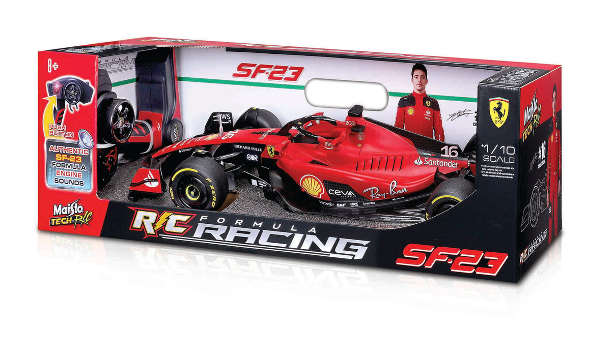 Maisto Tech 82771 – Ferrari SF-23 Radiocomandata 1:10 con Suoni e Ricarica USB
