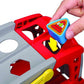 Bburago Junior 88623 – Racing Transporter, Camion Bisarca con 2 Auto Lamborghini e Formine
