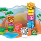 Geomag Magicube Stacking Safari – Costruzioni Magnetiche con Animali 16 Pezzi