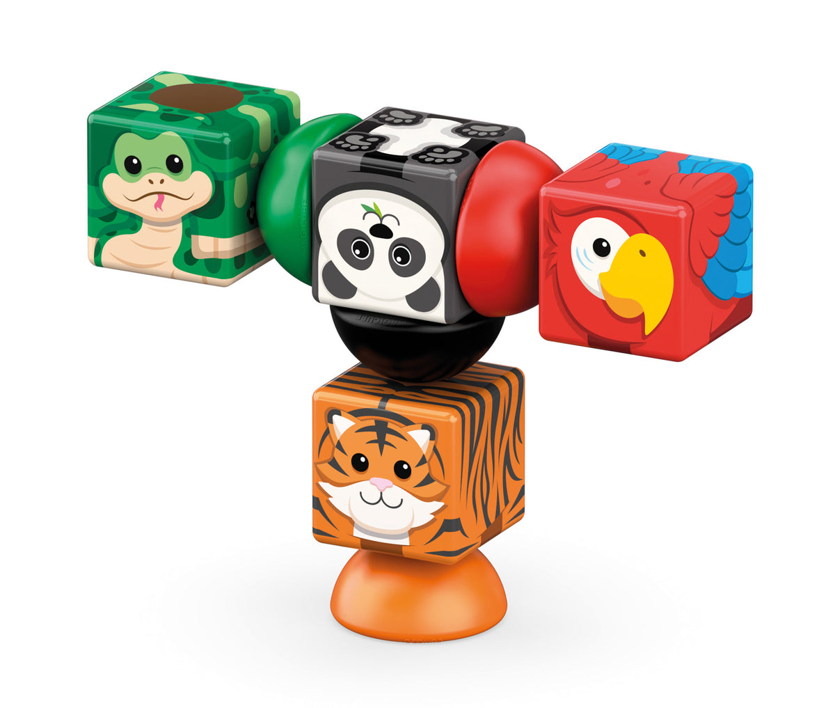 Geomag Magicube Stacking Jungle – Costruzioni Magnetiche Giungla 8 Pezzi