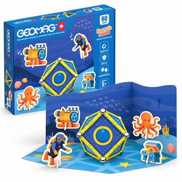 Geomag Magnetic Stories Ocean Discovery – Costruzioni Magnetiche 60 Pezzi