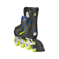 Rollerblade Dynamo Black/Lime/Blue – Pattini in Linea Junior Regolabili 32-35